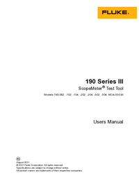 Thumbnail of document Manual - MDA-550 Motor Drive Analyzer